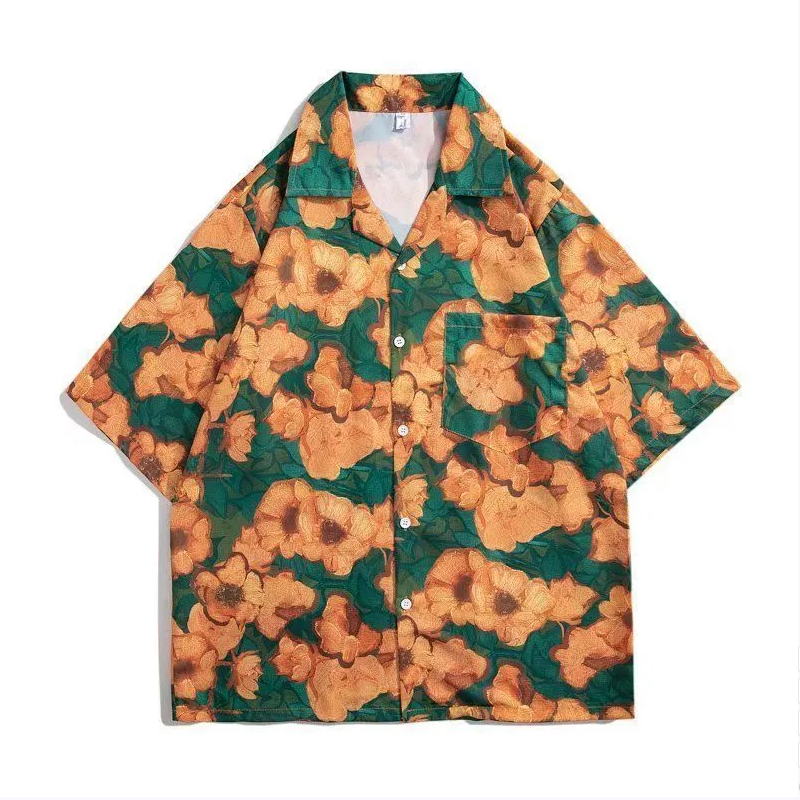 Vintage flower shirt short sle - Vintage Hawaiian Floral Shirt recension och pris