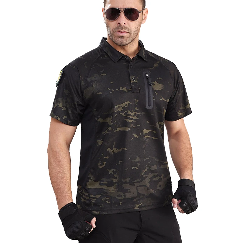 2025 Summer Mens Short Long Sl - Tactical Military Shirt Cargo recension och pris
