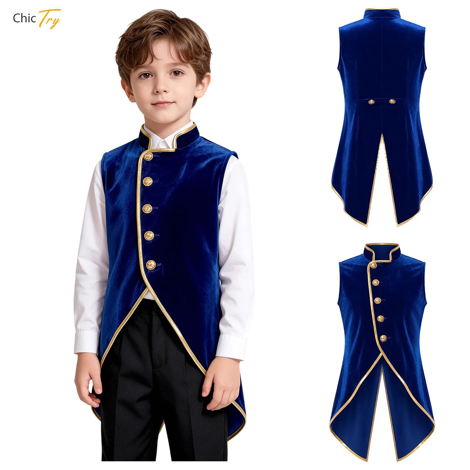 Boys Medieval Velvet Tailcoat  - Jackets recension och pris