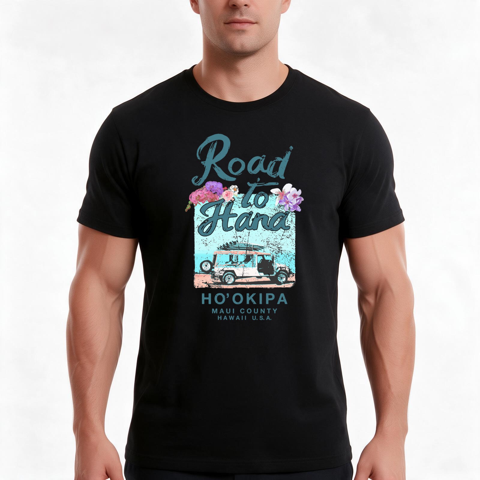 Road to Hana Maui Hawaii Vinta - Vintage Hawaiian Floral Shirt recension och pris