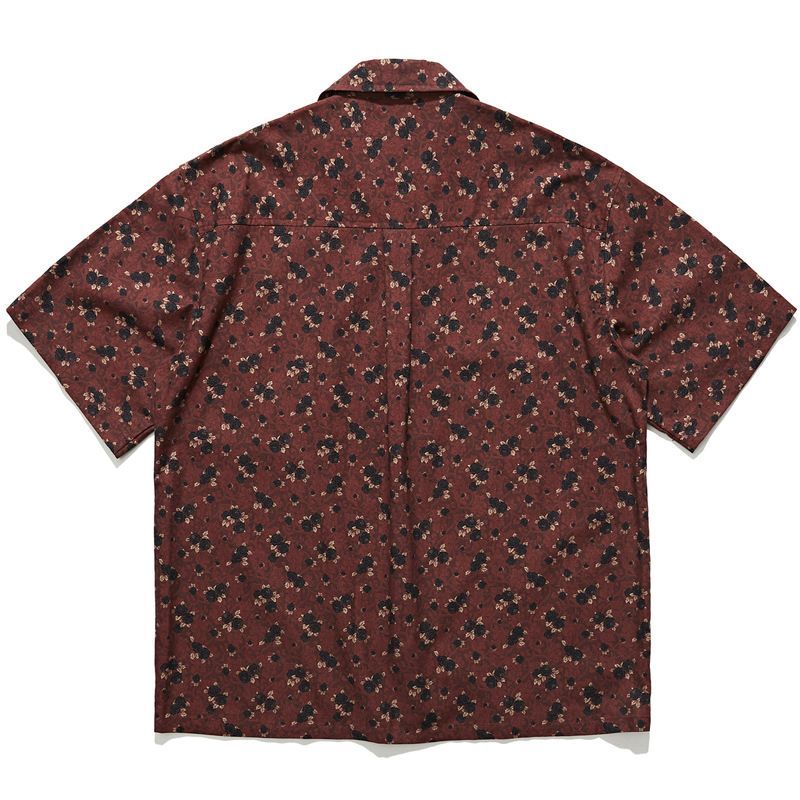 Japanese retro ethnic style Cu - Vintage Hawaiian Floral Shirt recension och pris