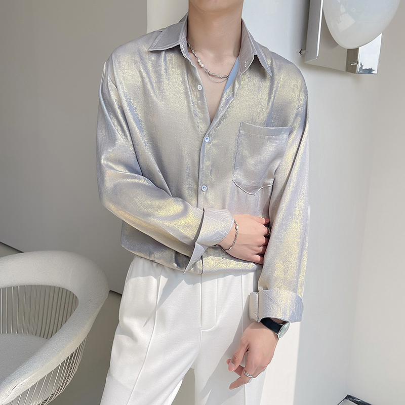 Sexy Silk Satin Shirts for Men - Mens Satin Silk Dress Shirt recension och pris