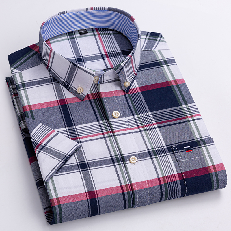 Summer 100% Cotton Oxford Shir - Oxford Cotton Casual Shirt Business recension och pris