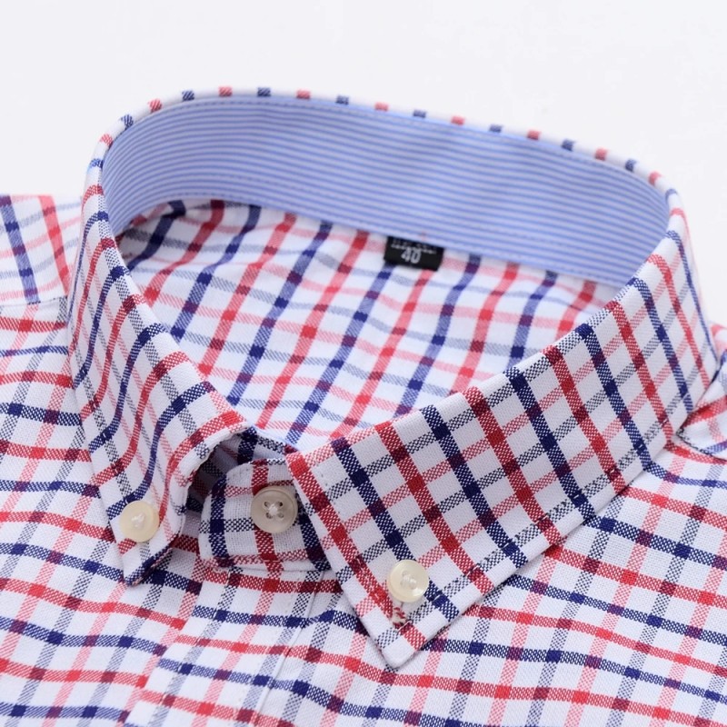 Summer 100% Cotton Oxford Shir - Oxford Cotton Casual Shirt Business recension och pris