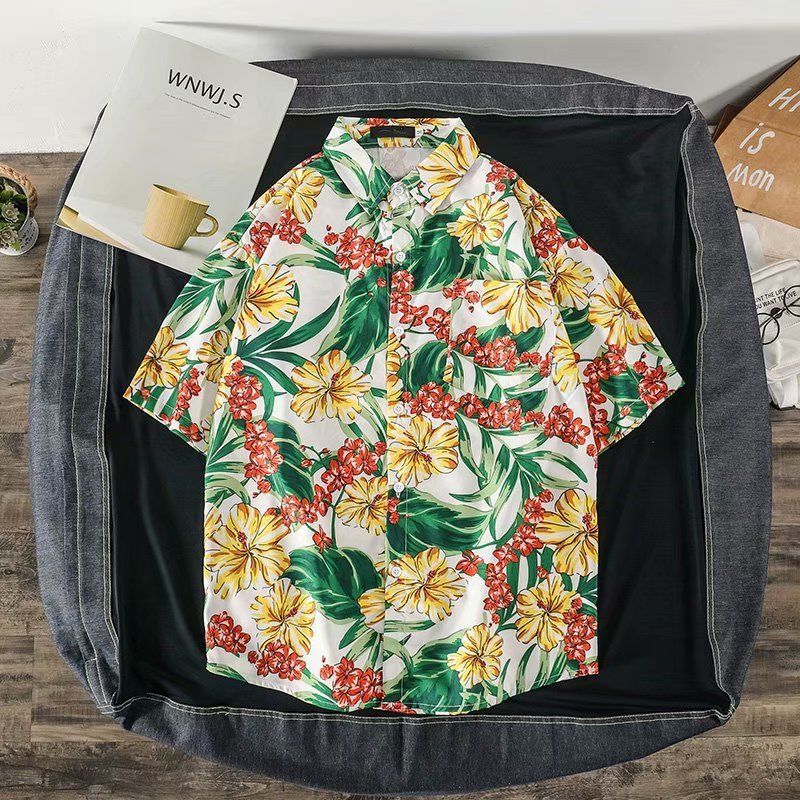 Vintage Floral Short Sleeve Me - Vintage Hawaiian Floral Shirt recension och pris