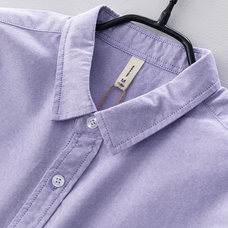 New style long-sleeved brand c - Oxford Cotton Casual Shirt Business recension och pris
