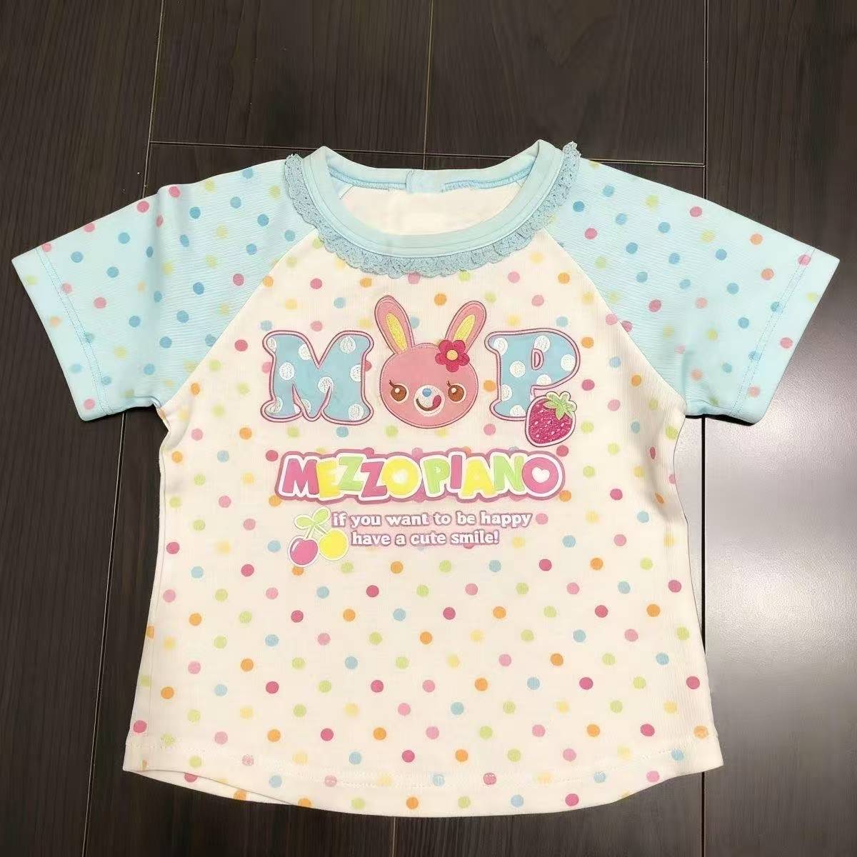 Y2K Cute Printed T Shirt Crop  - T-Shirts recension och pris