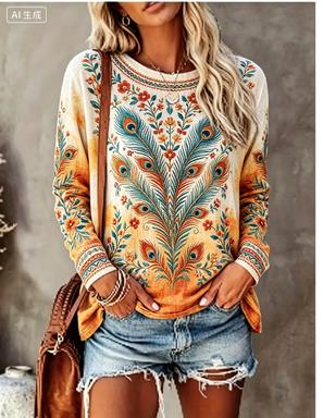 Women Long Sleeve T‑Shirt Vint - T-Shirts recension och pris