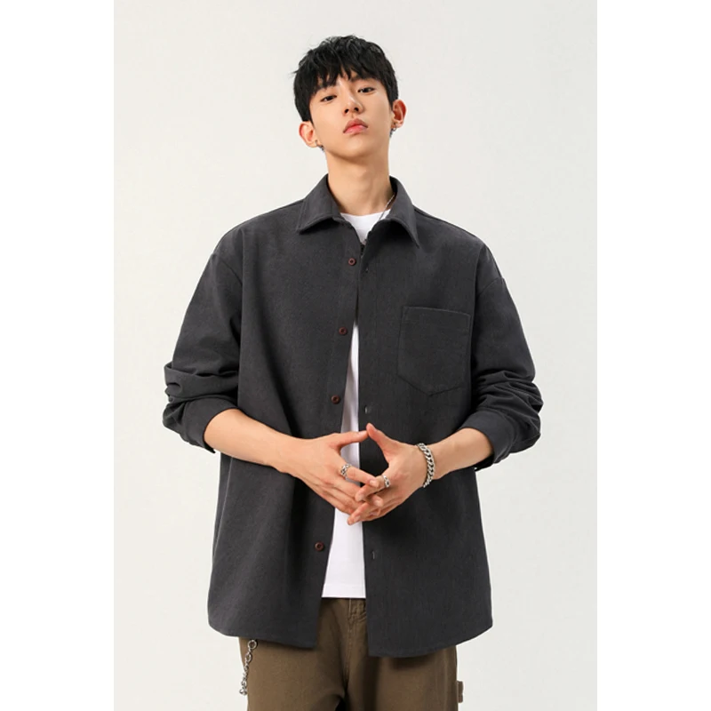 Male Button‑Up Corduroy Top La - Corduroy Button Up Shirt Men recension och pris