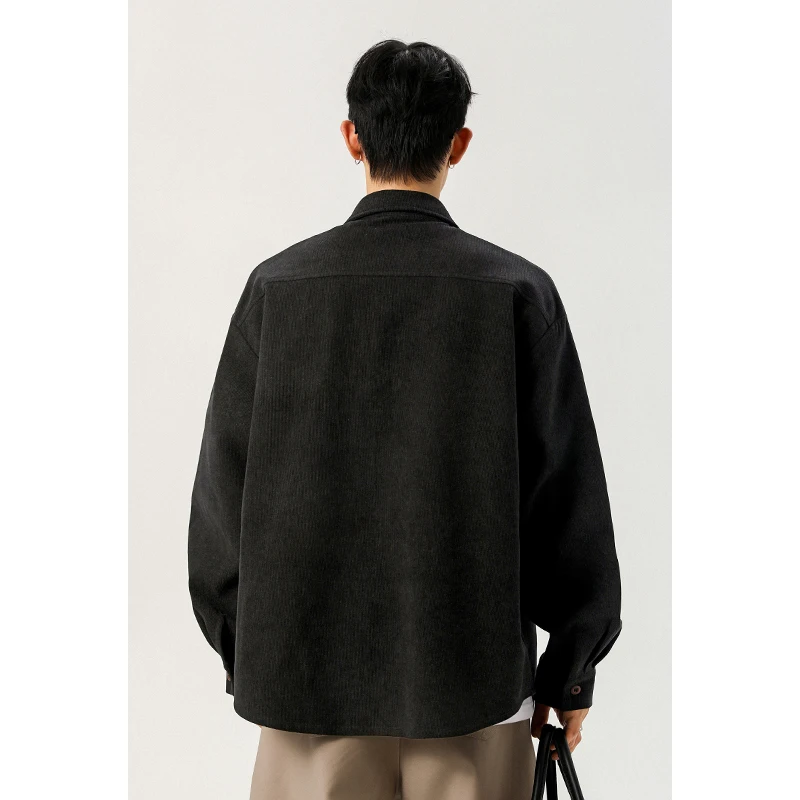 Male Button‑Up Corduroy Top La - Corduroy Button Up Shirt Men recension och pris