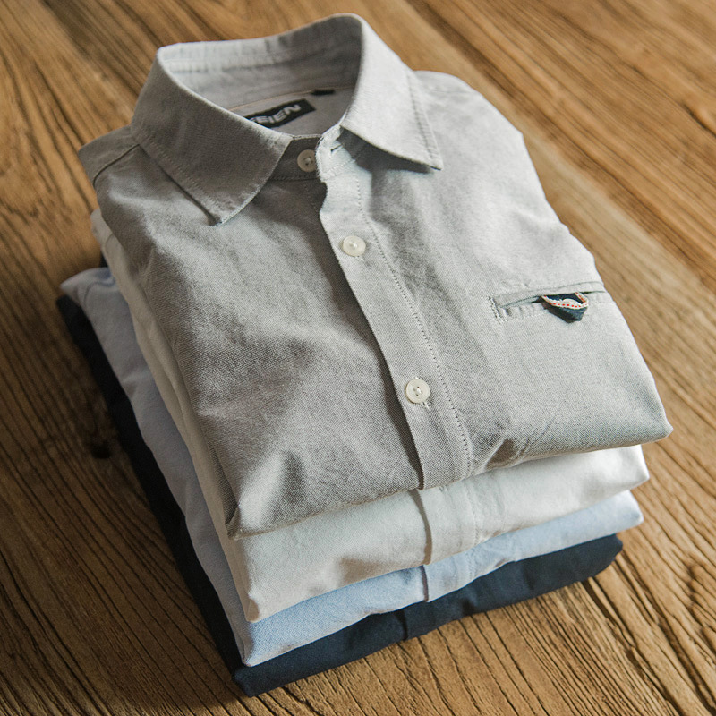 Oxford Retro Shirt Japanese Bu - Oxford Cotton Casual Shirt Business recension och pris