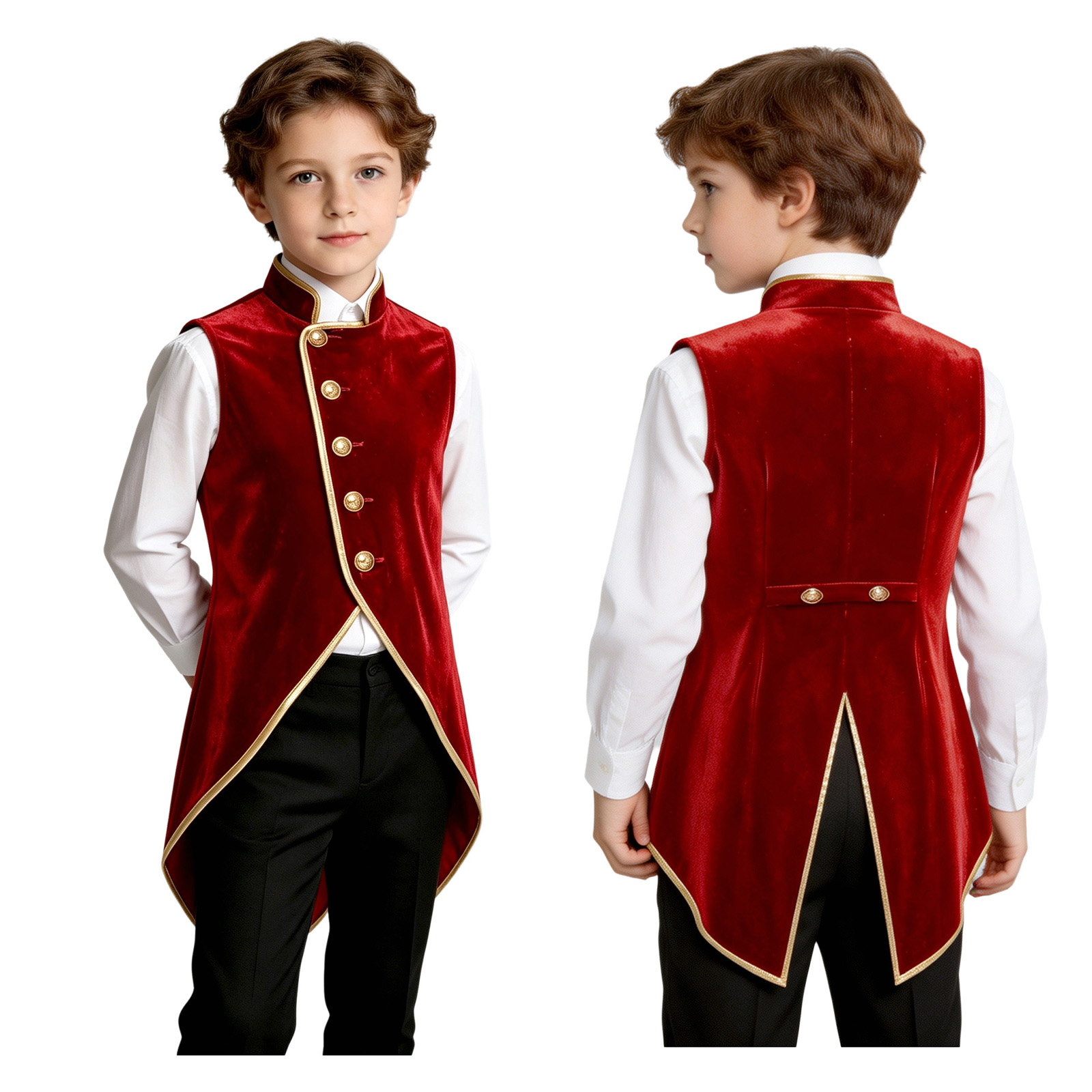 Boys Retro Medieval Velvet Tai - Jackets recension och pris