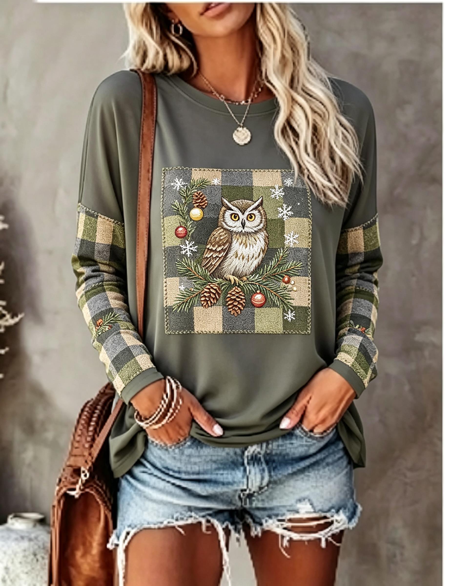 Women Long Sleeve T Shirt Fox  - T-Shirts recension och pris