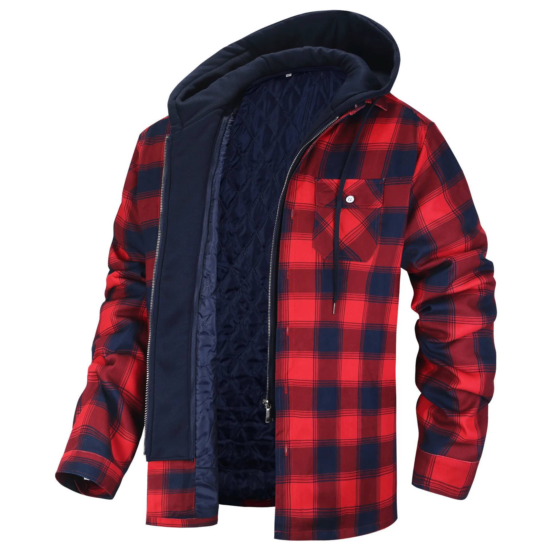 Winter Flannel Plaid Jacket Me - Flannel Plaid Shirt Heavy Weight recension och pris