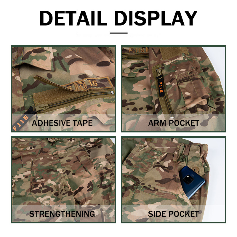Lynjacye F116 Uniform Tactical - Tactical Military Shirt Cargo recension och pris