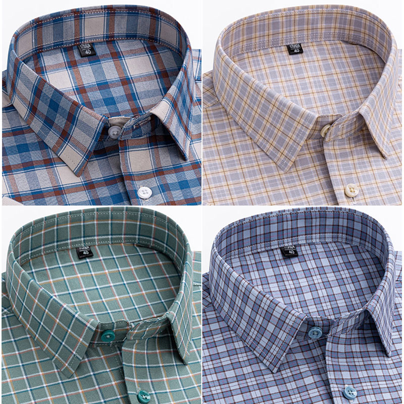 New 11XL 10XL Extra large men' - Oxford Cotton Casual Shirt Business recension och pris