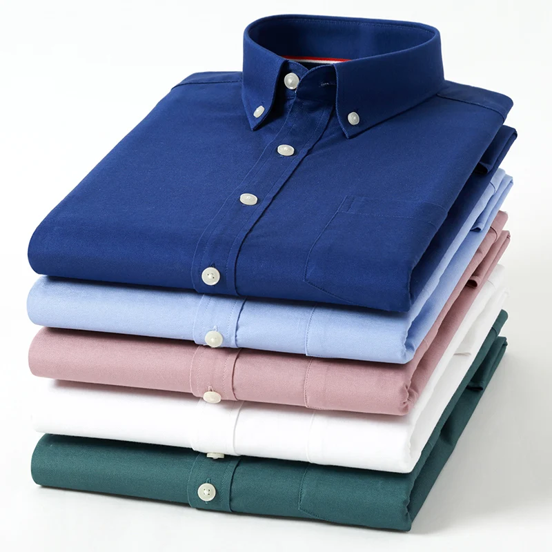 2023 New Pure Cotton Oxford Me - Oxford Cotton Casual Shirt Business recension och pris